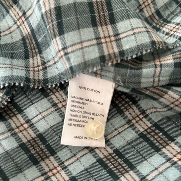 Trovata High Neck Plaid Cotton Voile Top - Picture 12 of 15